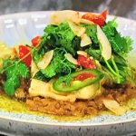 Big Has Pan Roasted Cod With Dhal recipe on Sunday Brunch