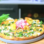 Serena Appleby summer garden frittata with chimichurri on Ainsley’s National Trust Cook Off