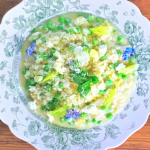 Jamie Oliver sweetest pea risotto with celery, lemon and borage flowers recipe Jamie: What to Eat This Week