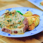 Tom Kerridge steak Diane recipe on Tom Kerridge Cooks Britain