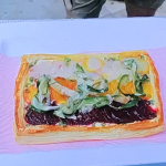 Phil Vickery summer vegetable tart with pickled cucumber recipe