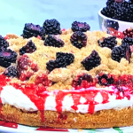 John Torode Blackberry Crumble Cheesecake recipe on This Morning