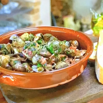 Marcus Wareing clams and ham with sherry and fresh herbs recipe on Marcus in the Med: Mallorca