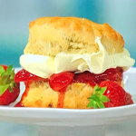 Simon Rimmer Fruit Scones with Cream and Jam recipe on Sunday Brunch