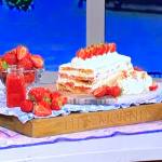 Phil Vickery strawberry summer slice with puff pastry and jam recipe