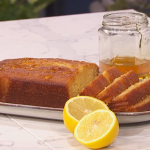 Sarah Woods honey and lemon drizzle cake recipe on Morning Live