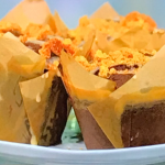 Simon Rimmer Chocolate and Almond Muffins with coffee icing recipe on Sunday Brunch