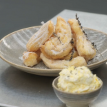 Marcus Wareing choux pastry beignets (doughnuts) with lavender sugar and whipped orange cream recipe on Masterchef The Professionals