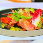 James Golding ham hock and squash salad recipe on Sunday Brunch