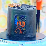 Christiaan roots of samhain cake on The Great British Bake Off