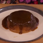 Yvonne Cobb slow cooker sponge pudding with butterscotch sauce on Morning Live