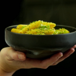 Anna Haugh broccoli stalk/stems pasta with butter, chilli and Parmesan recipe on Morning Live