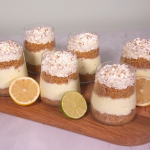 Anna Haugh lemon and lime cheesecake with pineapple recipe on Morning Live