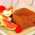 Simon Rimmer parkin with mascarpone cheese and fresh fruit recipe on Sunday Brunch