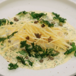 Marcus Wareing  pan-fried plaice with beurre blanc sauce and shoestring fries on Masterchef The Professionals