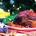 Nisha Katona lazy tandoori roast lamb with festival rice recipe on this morning