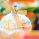 Mary Berry and Oti Mabuse almond snowballs with icing sugar and meringue recipe on Mary Makes Christmas