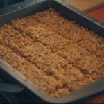 Mary Berry and Nick Grimshaw ginger flapjacks recipe on Mary Makes Christmas