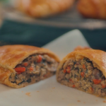 Mary Berry Christmas turkey pasties with cream cheese recipe on Mary Makes Christmas