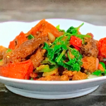 Jeremy Pang black pepper beef with potatoes Hong Kong style recipe on Sunday Brunch