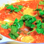 Shivi Ramoutar North African braised eggs recipe on Ainsley’s Fantastic Flavours