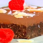 Simon Rimmer bountiful coconut bar with chocolate and maple syrup recipe on Sunday Brunch