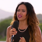 TAMERA FOSTER sings Falling by Alesha Keys at Judges Houses in Antigua X Factor 2013