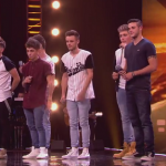 X Factor new boyband singing Run by Leona Lewis at bootcamp  2014