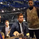 Loveable Rogues from Britain’s Got Talent duets with Olly Murs on his single What A Buzz