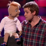 Sam Jones and Baby Leo perform on the third semifinals of Britain’s Got Talent 2014  