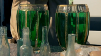 Two green vases valued at £300 each were sold for £15 by team Nebula on The Apprentice 2016 Collectables task.