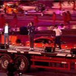 One Direction performed at the London Olympics closing ceremony 2012