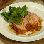 Turkey Leg with Sweet Corn stuffing by Brian Turner on Christmas Kitchen with James Martin 