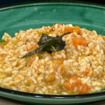 Roasted Pumpkin Risotto with Sage Butter by Gino D’acampo on This Morning Gino Kitchen Kidnap