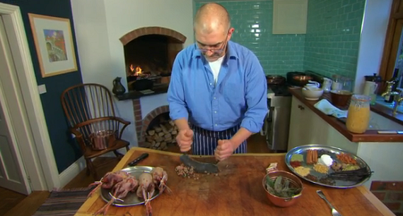 Gerard Baker makes a stuffed partridge recipe with sage ...