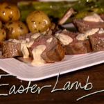 Phil Vickery Easter Roast Lamb with potatoes and asparagus recipe  on This Morning