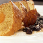 John Torode apricot marzipan upside-down cake with caramel custard recipe kicked off the Invention Test in MasterChef 2014 week 4