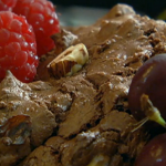 Nigel Slater chocolate cookies with hazelnuts and scarlet fruit on Spring Kitchen with Tom Kerridge