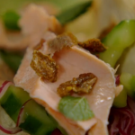 Jamie Oliver salmon tacos with avocado and homemade pickle recipe on Jamie’s Money Saving Meals