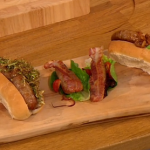 Gino D’Acampo pimped up hot dogs with Wasabi mayo and crispy seaweed recipe on Let’s Do Lunch