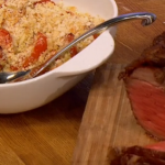 Gino D’Acampo summer roast beef recipe on let’s Do Lunch with Mel and Peter Andre