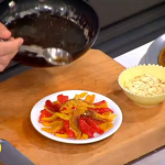 John Whaite Spanish tortilla with roasted peppers recipe on Lorraine