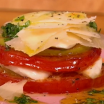 Gino Tomato, apple and mozzarella salad recipe on Let’s Do Lunch