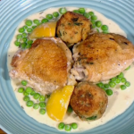 Gino D’Acampo Summer chicken with white wine and lemon stew recipe on Let’s Do Lunch