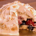 Gino Summer Fruit Baked Alaska dessert recipe on Let’s Do Lunch with Mel