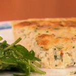 Gino crab and apple tart with apple salad recipe on Let’s Do Lunch 