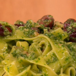 Gino pasta with spinach, watercress and rocket pesto recipe on Let’s Do Lunch