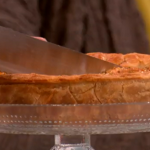 Norman’s Chicken shiitake  mushroom and tarragon pie recipe on The Great British Bake Off Extra Slice