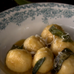 Jamie Oliver Butter and sage gnudi recipe or (ricotta ravioli without the pasta) on Jamie’s Comfort Food