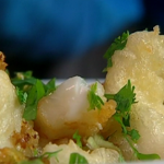 Rick Stein plaice goujons with chilli and spring onions recipe on Saturday Kitchen